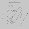 Настенный светильник MAYTONI UTILITY MOD433WL-L3BS3K1